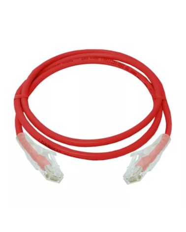 PATCH CORD UTP CABLE 2M CAT5E RED NEW