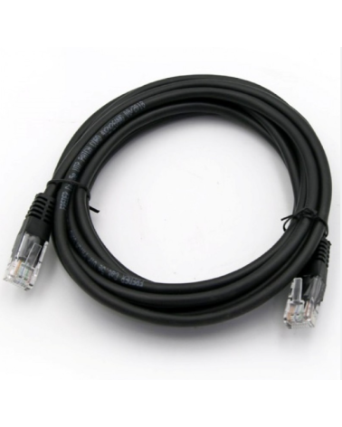 PATCH CORD UTP CABLE CAT5E 1M BLACK