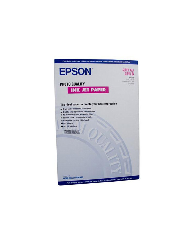 Epson Photo Quality Inkjet Paper Matte A3+ 105g (100 Sheets) by DoctorPrint