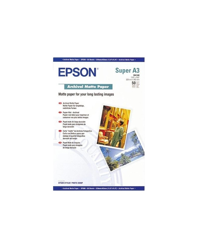 Epson Archival Paper Matte A3+ (50 Sheets) 192gr by DoctorPrint