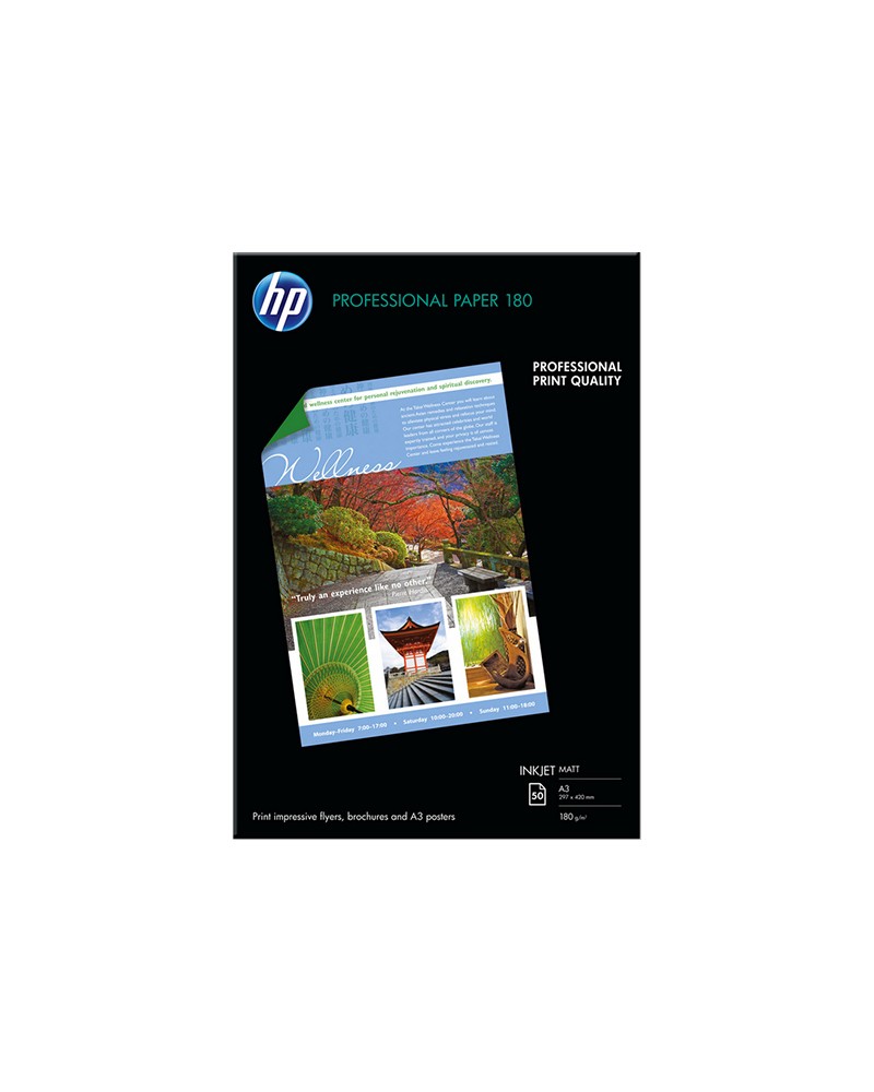 HP Superior Inkjet Paper 180 matte A3 (50 Sheets) by DoctorPrint