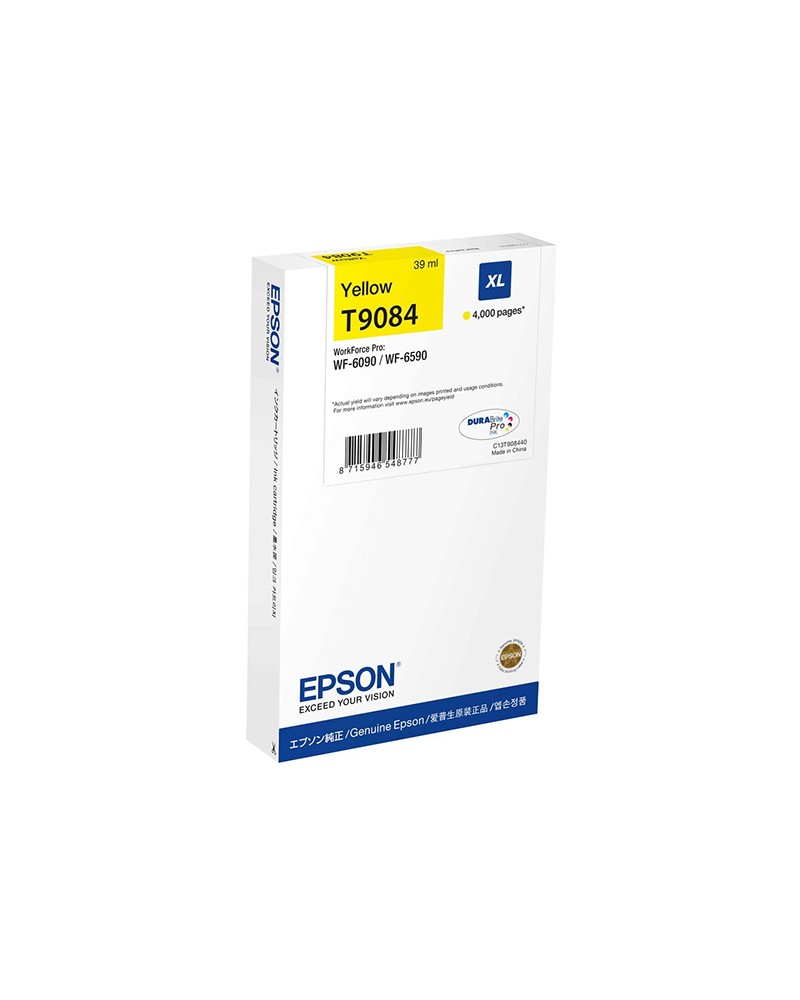 Epson Κασέτα Μελάνης Τ9084 Κίτρινο XL by DoctorPrint