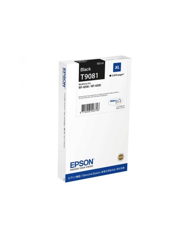 Epson Κασέτα Μελάνης Τ9081 Μαύρο XL by DoctorPrint