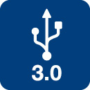 USB 3 Icon.